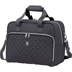 IT Luggage Divinity Quilted Holdall - Dark Grey
