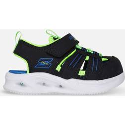 Skechers Sola Glow Sandal - Black/Lime