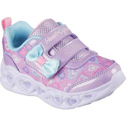 Skechers Kids Heart Lights Boogie Land Trainers - Lavender
