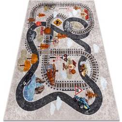 RUGSX Junior Grey Rug 80cm x 150cm