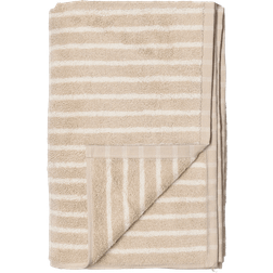 Scandi Living Drift 70x140 cm Beige-White Bath Towel White, Beige (140x70cm)