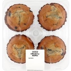 Tesco Blueberry Muffins 4 Pack