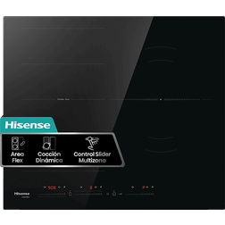 Hisense Placa Inducción HI6352BSCE 3 Zonas Zonas Flex XL 29 cm 59 Negro