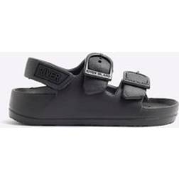 River Island Mini Boys Double Strap Sandals - Black