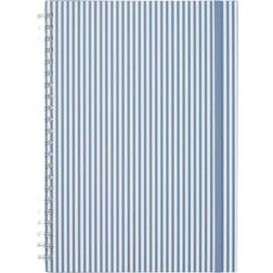 Åhléns Home Linjerad Anteckningsbok KIT STRIPE A4 Blå/Vit