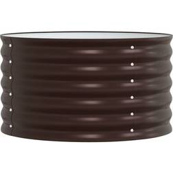 vidaXL Garden Raised Bed Brown 80x80x44 cm