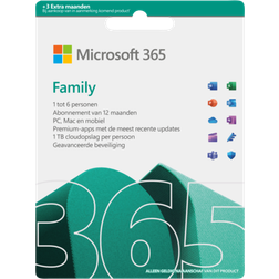 Microsoft 365 Family Bokspakke 1 År