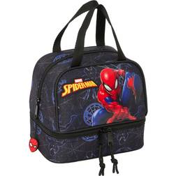 Spider-Man Attack Black Lunchbox 20 x 20 x 15 cm