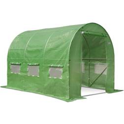 Garden Way Tunnel Greenhouse - Green Plast