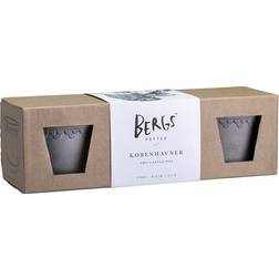 Bergs Potter Köpenhamn Kruka Ø10 cm 3-pack Grey