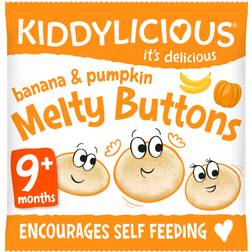 Kiddylicious Banana Pumpkin Melty Buttons 6g