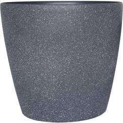 Verve Black Recycled Plastic Plant Pot 43cm x 40cm