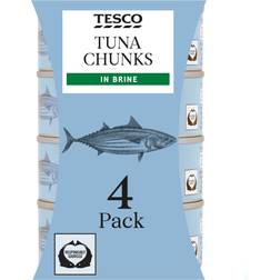 Tesco Tuna Chunks In Brine 145g 4pcs 1pack