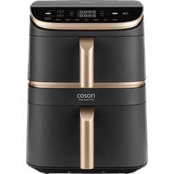 Cosori Turbo Tower Pro Smart Heißluftfritteuse 2630 Watt Dunkelgrau/Gold