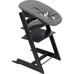 Stokke Tripp Trapp Matstol Bundle inkl Newborn Set Black