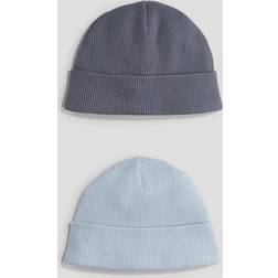 H&M Ribbed Beanies 2-pack - Blue