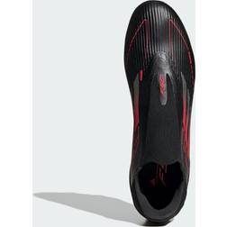adidas F50 League Laceless FG/AG Stealth Victory - Sort/Sølv/Rød