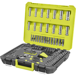Ryobi Hylsnyckelsats 156 Delar 3/8" 1/4" Spärrnyckel