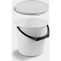 Nordiska Plast Hink Med Lock Vit 10 Liter 10L