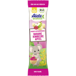Alete Bewusst Økologisk Frugt-Kornbar Banan Hindbær Æble 25 x 25.0g 1 stk