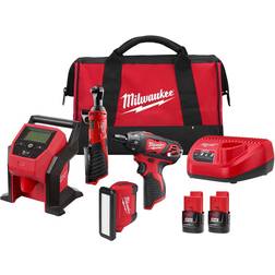 Milwaukee 12V Cordless Brushless 4 Tool Combo Kit