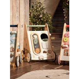 Vertbaudet Push Walker with Brakes FSC Wood Hanoi Multi