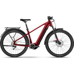 Haibike Elcykel Hybrid Trekking 5 High Dynamite Red/Black Gloss