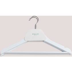 Sklum Set Of 2 Kids Hangers Matias White Wood