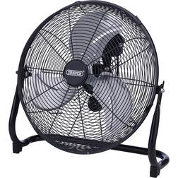 Draper Black And Silver High Velocity Floor Fan 16 Inch
