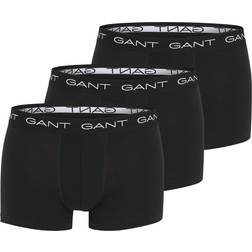 Gant 3-Pack Trunks - Black