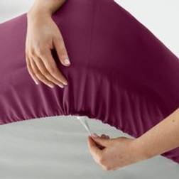 Fogarty Soft Touch Toggle Fitted - Plum Bed Sheet Purple