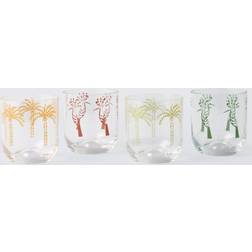 John Lewis Palm House Plastic Picnic Set of 4 420ml Tumbler