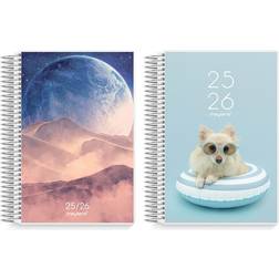 Mayland Studiekalender 25/26 Stor 2i1 M/Klap 1 Dag Pr Side
