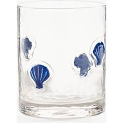 Dunelm Hand Painted Shell - Blue Tumbler
