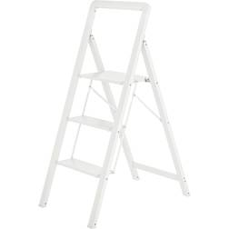 Homcom Hopfällbar 3-stegs Trappstege i Aluminium 150 kg