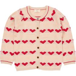 Copenhagen Colors Organic Heart Cardigan - Berry