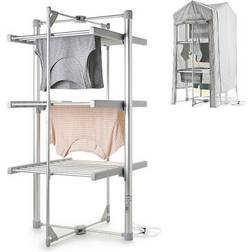 DrySoon Mini 3-Tier Heated Clothes Airer And Cover Offer Bundle