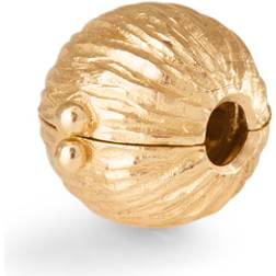 Ole Lynggaard Kuglelås i Guld Riflet 8,5mm