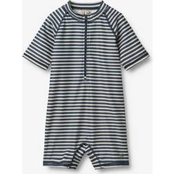 Wheat Badoverall UV40+ - Cas - Blue Stripe