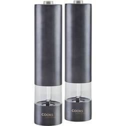 Cooks Professional Automatic Pepper Mill, Salt Mill 2pcs 22.3cm