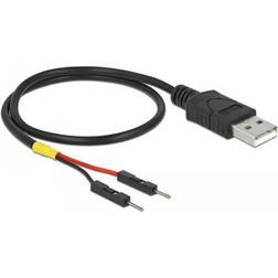 DeLock USB-C han 2 Pin han strømkabel 0.2m