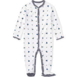 Polo Ralph Lauren Baby Boys Bear-Print Cotton Coverall White Multi 3 Months