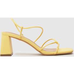 Schuh Shiloh Block Heel - Pale Yellow