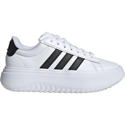 adidas Grand Court Platform Sneakers - Cloud White/Core Black