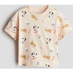H&M Baby Printed Cotton T-shirt - Orange