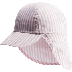 H&M Baby Caps I Bomull Med Fire Paneler - Rosa