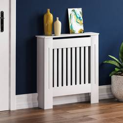 CHELSEA Radiator Cover Heating Cabinet Solid MDF Small Medium Large White