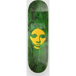 Opera Die Cut Mask 8.75" Skateboard Deck Green