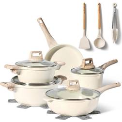 JUST PERFECTO kastrull pannset Set med lock 14 delar