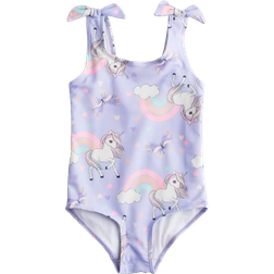 H&M Gemusterter Badeanzug - Lila